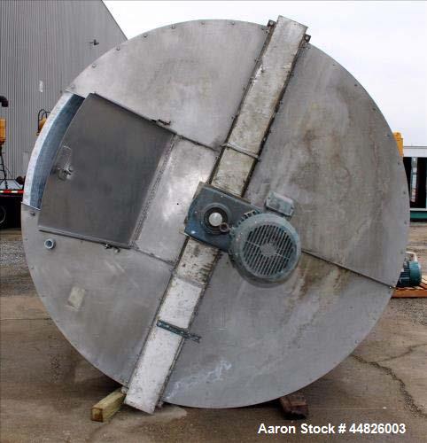 Used Approximately 4,000 gallon Bright Sheet Metal Tank.