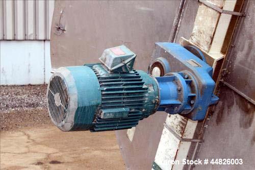 Used Approximately 4,000 gallon Bright Sheet Metal Tank.