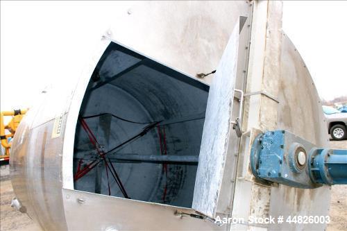 Used Approximately 4,000 gallon Bright Sheet Metal Tank.