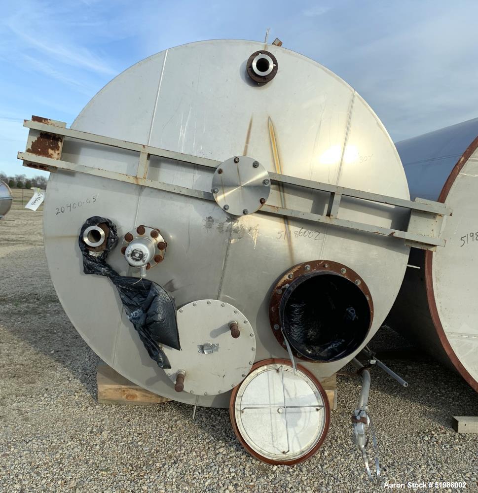 3,200 Gallon Stainless Steel Bendel Tank