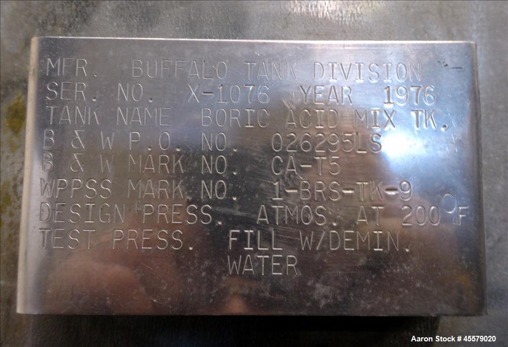 Unused- Buffalo Tank, Approximately 1,800 Gallon