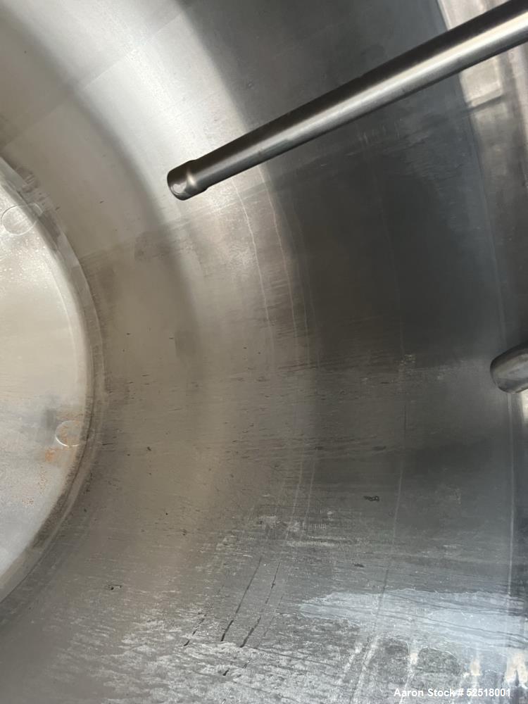 Used Tank, 2000 gallon, Stainless steel.