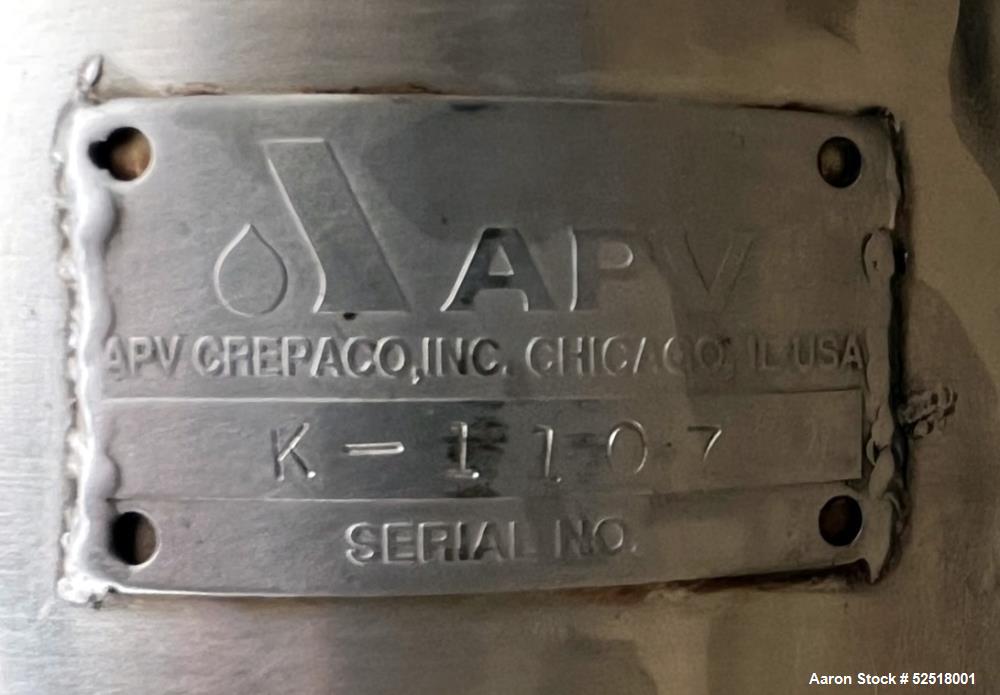 Used Tank, 2000 gallon, Stainless steel.