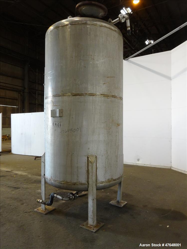 Used Central Fabrications Inc. Tank, Approximate 1,500 Gallon, 316 Stainless St