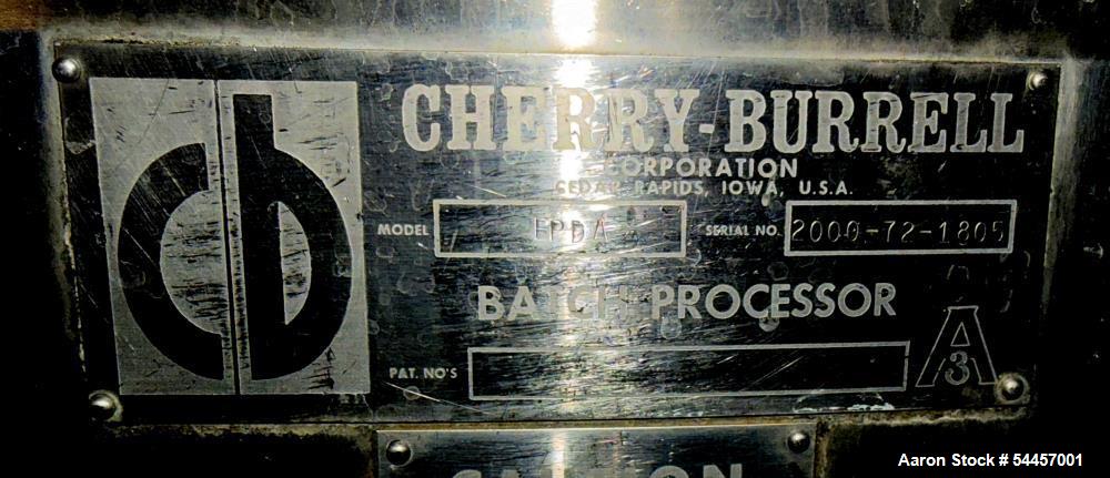 Used Cherry Burrell 2,000 Gallon Jacketed Batch Processor | Stainless Steel Agitated Mixing Tank