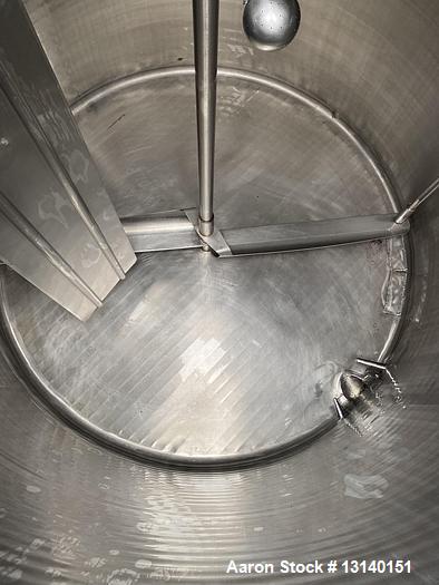 Cherry Burrell Approximately 1500 Gallon 304 Stainless Steel Jacketed Proce