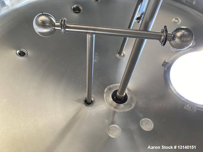 Cherry Burrell Approximately 1500 Gallon 304 Stainless Steel Jacketed Proce