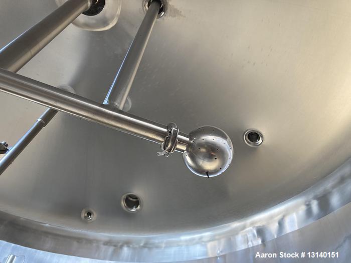 Cherry Burrell Approximately 1500 Gallon 304 Stainless Steel Jacketed Proce