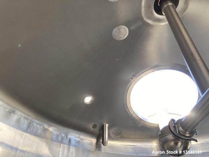 Cherry Burrell Approximately 1500 Gallon 304 Stainless Steel Jacketed Proce