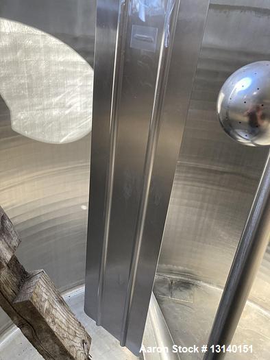 Cherry Burrell Approximately 1500 Gallon 304 Stainless Steel Jacketed Proce
