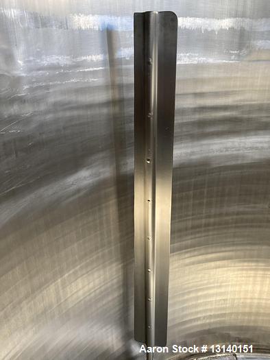 Cherry Burrell Approximately 1500 Gallon 304 Stainless Steel Jacketed Proce