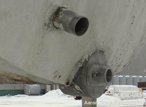 Used Cherry Burrell Storage Tank, 3000 gallon, model GHW, 304 stainless steel, horizontal. 84" diameter x 108" straight side, dished heads. Insulated with carbon steel sheathing. 1/4 channel jacket o...