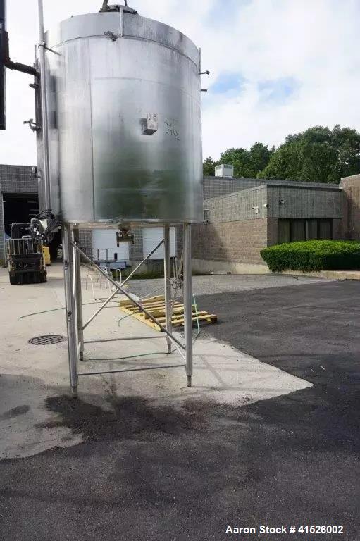 Used- Cherry Burrell Approximately 1,200 Gallon Stainless Steel Jacketed Vertica