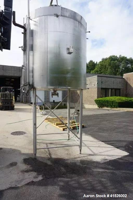 Used- Cherry Burrell Approximately 1,200 Gallon Stainless Steel Jacketed Vertica