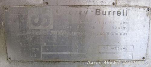 Used Cherry-Burrell Tank, 2000 Gallon, 316 Stainless Steel, Vertical. 84" Diameter x 84" straight side. Dished top, coned bottom. Off center top entering Lightnin agitator, 1-1/2" diameter shaft with...