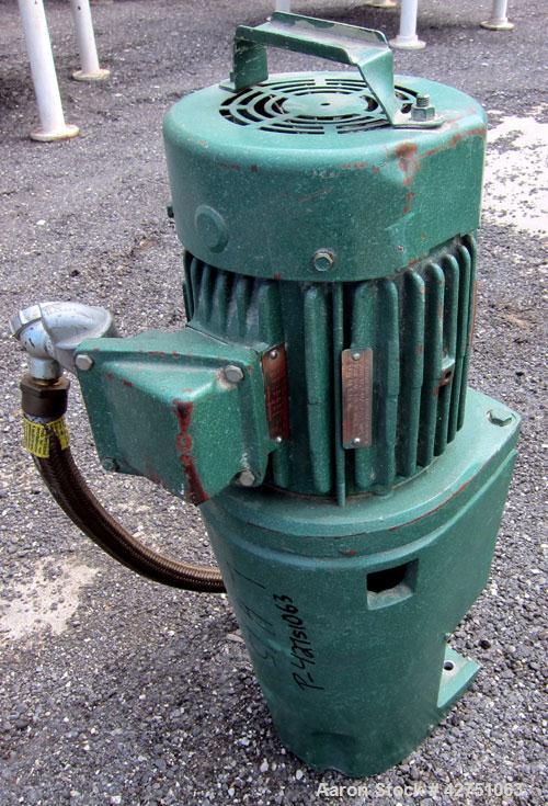 Used Cherry-Burrell Tank, 2000 Gallon, 316 Stainless Steel, Vertical. 84" Diameter x 84" straight side. Dished top, coned bottom. Off center top entering Lightnin agitator, 1-1/2" diameter shaft with...