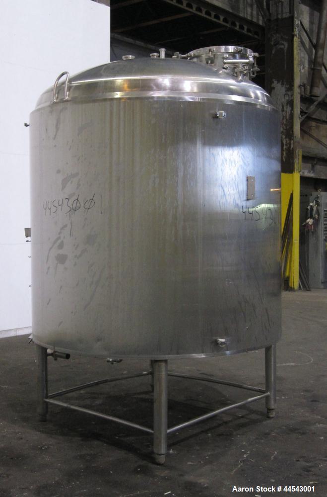 Used 1000 Gallon Stainless Steel Cherry Burrell Reactor