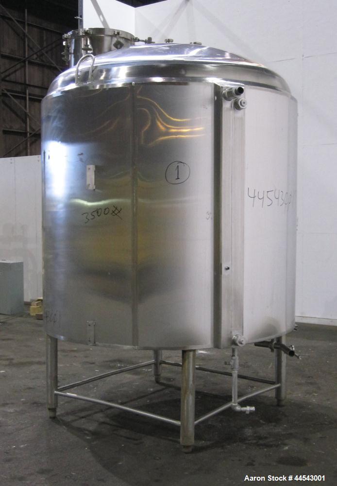 Used 1000 Gallon Stainless Steel Cherry Burrell Reactor