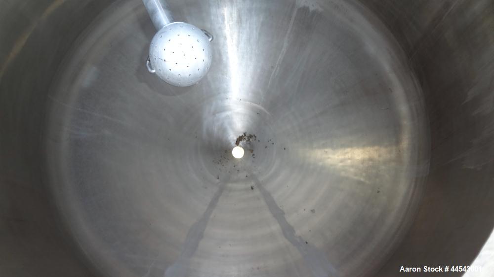 Used 1000 Gallon Stainless Steel Cherry Burrell Reactor