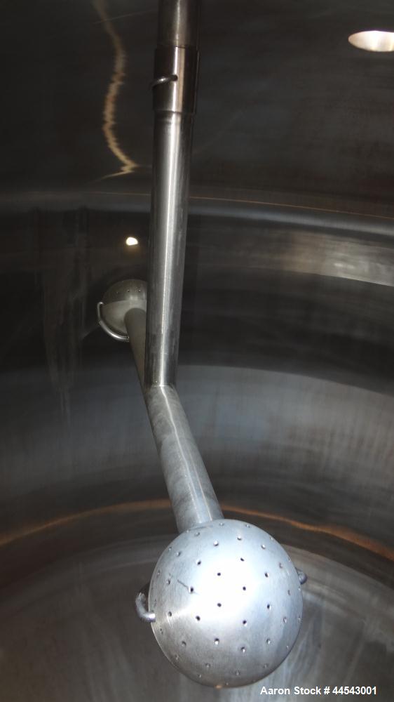 Used 1000 Gallon Stainless Steel Cherry Burrell Reactor