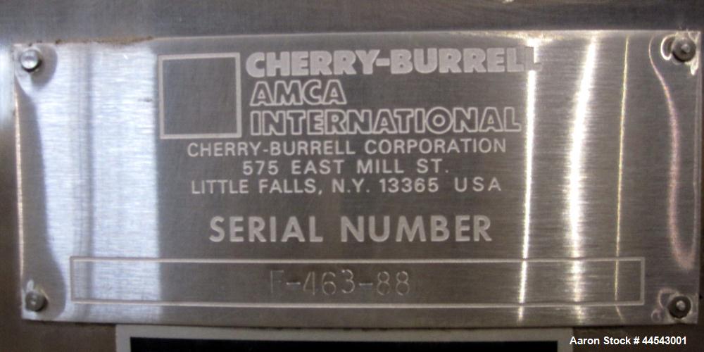 Used 1000 Gallon Stainless Steel Cherry Burrell Reactor