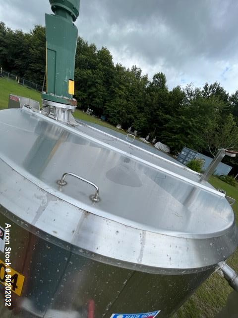 Used-1000 Gallon Cherry Burrell Stainless Steel Mixing Tank