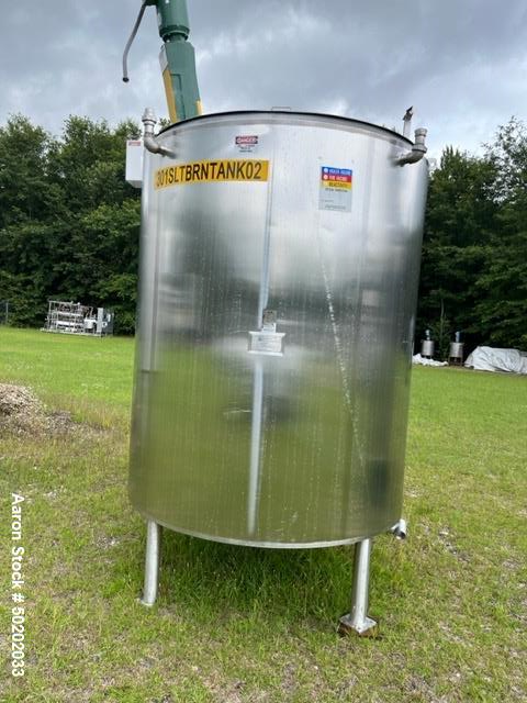 Used-1000 Gallon Cherry Burrell Stainless Steel Mixing Tank