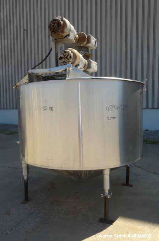 Used Chester Jensen Dual Motion Processors, Model 70N100, 316 Stainless Stee