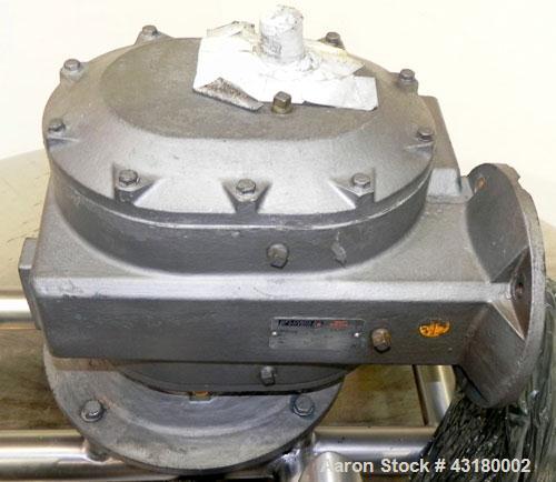 Used Crepaco Processor Kettle, 2500 Gallon, 304 Stainless Steel, Vertical. 96’’ Diameter x 76’’ straight side, dished top, coned bottom. 36’’ Section (75 square feet) on side wall, and 29 square feet...