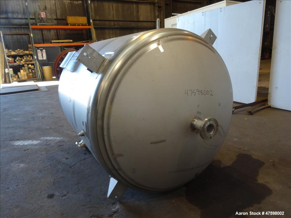 Unused- Crown Iron Works Pressure Tank, 1100 Gallon, 316L Stainless Steel, Verti