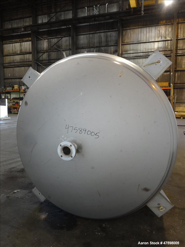 Unused- Crown Iron Works Pressure Tank, 2100 Gallon, 304L Stainless Steel, Verti