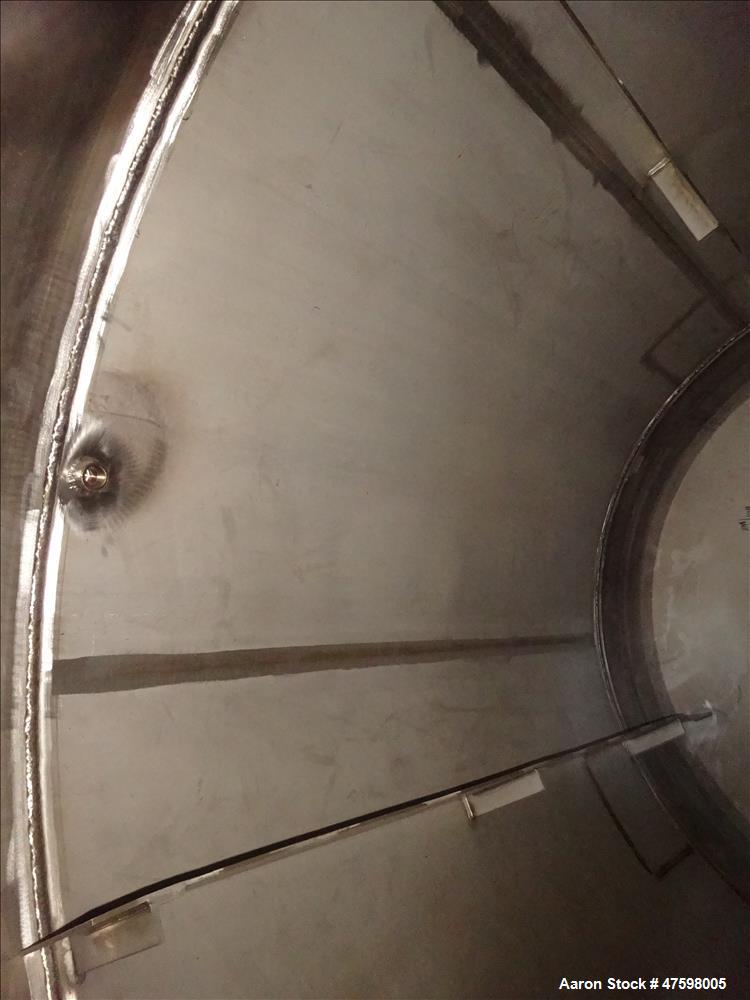 Unused- Crown Iron Works Pressure Tank, 2100 Gallon, 304L Stainless Steel, Verti