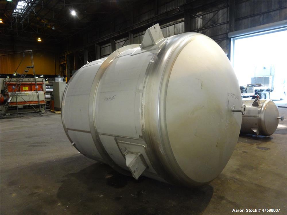 Unused- Crown Iron Works Pressure Tank, 2100 Gallon, 304L Stainless Steel, Verti