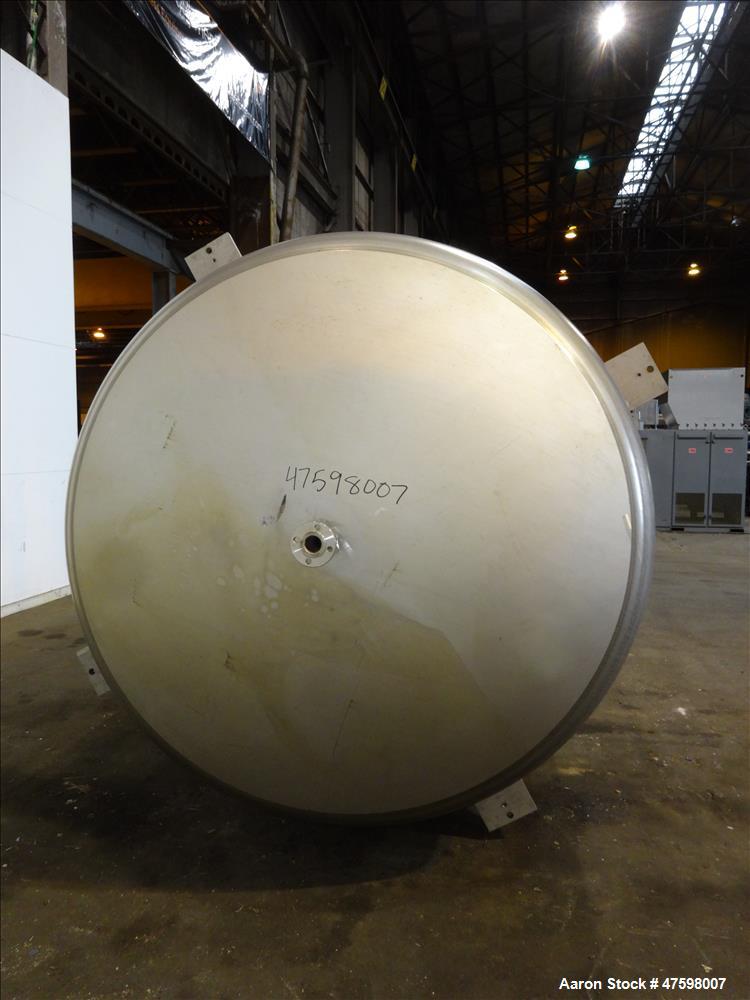 Unused- Crown Iron Works Pressure Tank, 2100 Gallon, 304L Stainless Steel, Verti