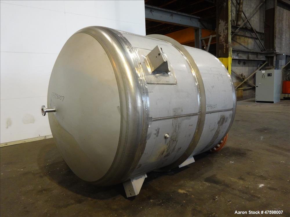 Unused- Crown Iron Works Pressure Tank, 2100 Gallon, 304L Stainless Steel, Verti