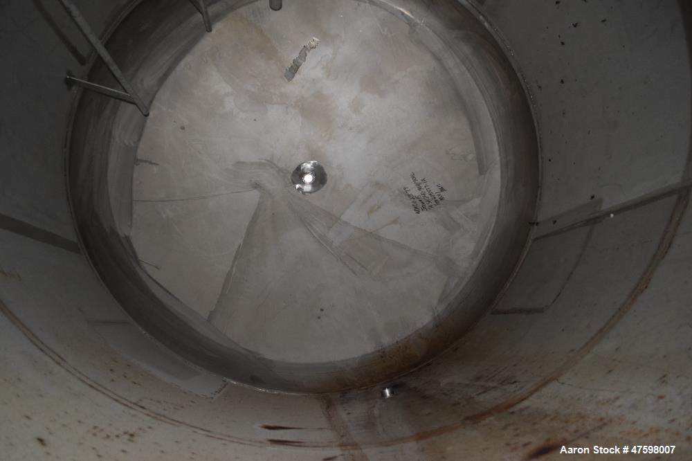 Unused- Crown Iron Works Pressure Tank, 2100 Gallon, 304L Stainless Steel, Verti