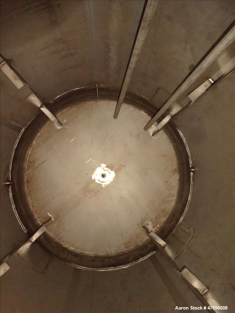 Unused- Crown Iron Works Pressure Tank, 1100 Gallon, 316L Stainless Steel, Verti