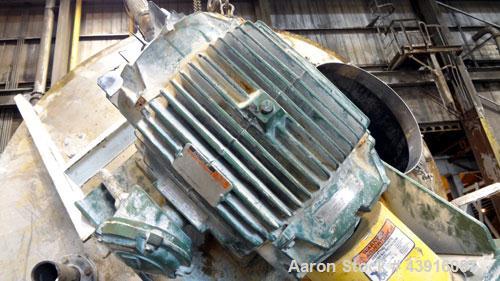 Used Custom Metalcraft Tank, 4,476 Gallon, 304 Stainless Steel, Vertical. Approximately 98” diameter x 120” straight side, dished top and bottom. Rated atmospheric at 210 degrees F.  Off center top e...