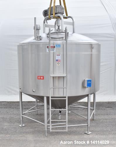 Used- DCI 2,600 Gallon Stainless Steel Tank