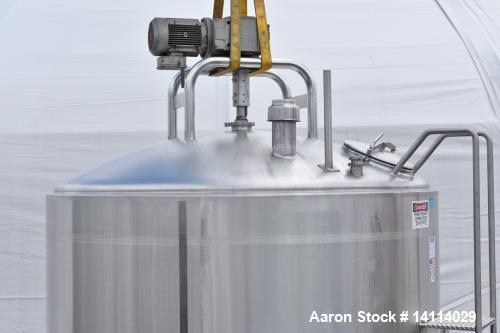 Used DCI 2,600 Gallon Stainless Steel Tank