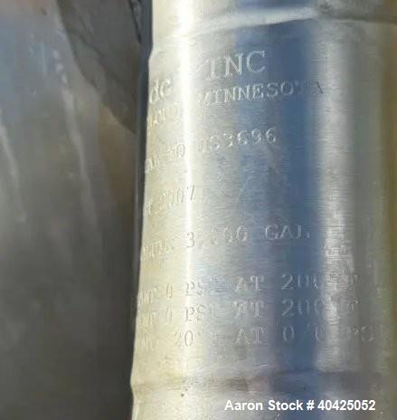Used DCI 3,000 Gallon Stainless Steel Mix Tank – 316 SS, Agitated, Vertical