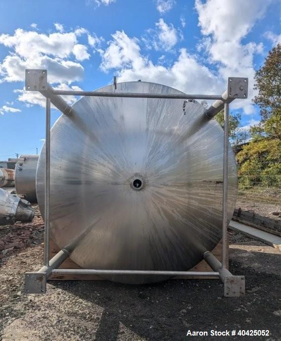 Used DCI 3,000 Gallon Stainless Steel Mix Tank – 316 SS, Agitated, Vertical