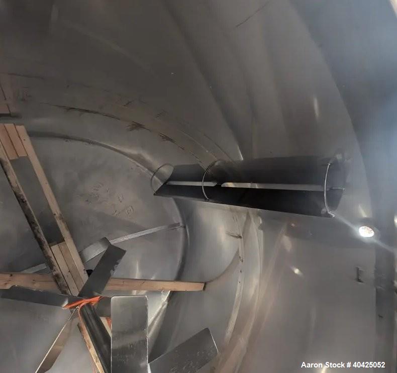 Used DCI 3,000 Gallon Stainless Steel Mix Tank – 316 SS, Agitated, Vertical