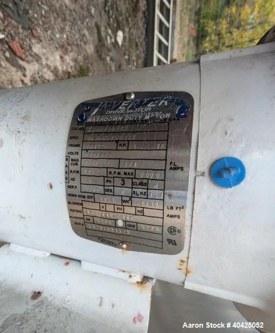 Used DCI 3,000 Gallon Stainless Steel Mix Tank – 316 SS, Agitated, Vertical