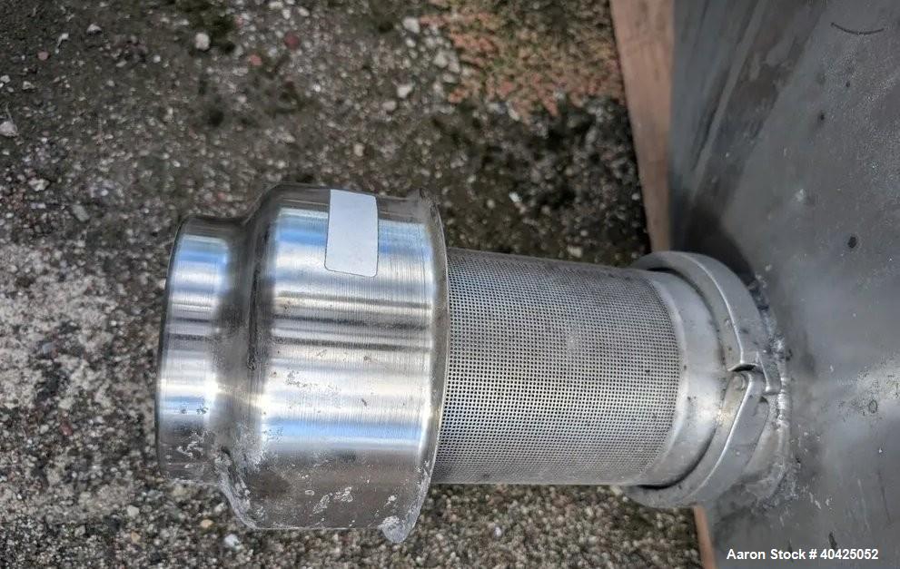 Used DCI 3,000 Gallon Stainless Steel Mix Tank – 316 SS, Agitated, Vertical