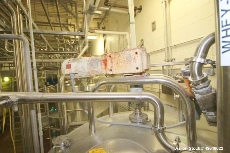 Used 1000 Gallon Stainless Steel Single Wall Tank