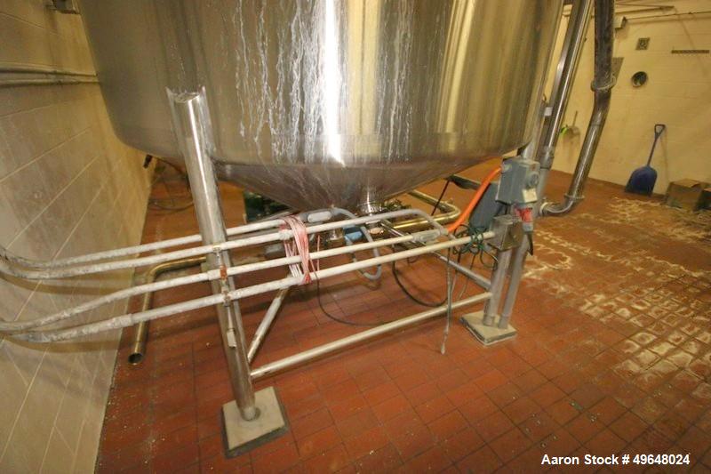 Used 2000 Gallon Stainless Steel Single Wall Tank
