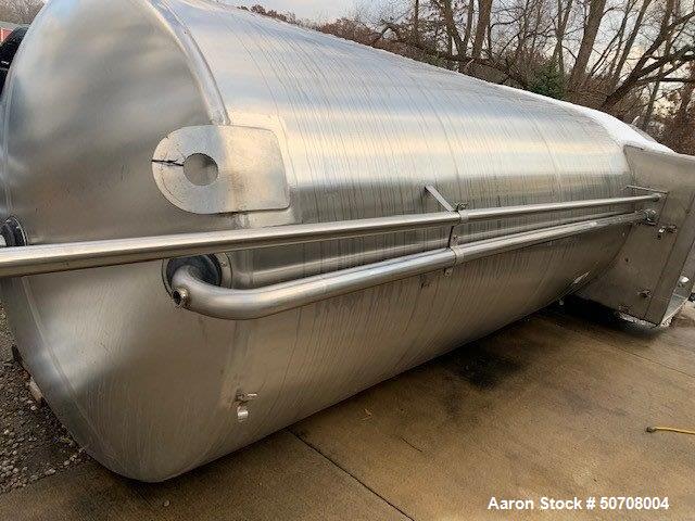 Used DCI Silo, 3,000 Gallons, 304 Stainless Steel