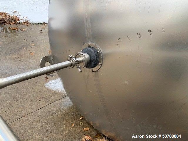 Used DCI Silo, 3,000 Gallons, 304 Stainless Steel