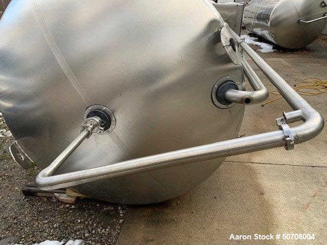 Used DCI Silo, 3,000 Gallons, 304 Stainless Steel